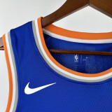 KNICKS BRIDGES #25 Blue Top Quality Hot Pressing NBA Jersey