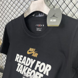 T129 Jordan Black High Quality Casual T-Shirt