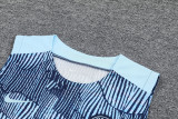24-25 PSG Light blue Tank top and shorts suit