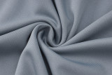 2025 AD Grey Half Pull Tracksuit (半拉链)