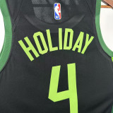 24-25 CELTICS HOLIDAY #4 Black City Edition Top Quality Hot Pressing NBA Jersey