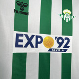 1988-1989 Real Betis Home Retro Soccer Jersey