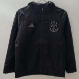 24-25 Flamengo Black Windbreaker