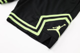 A2437 Jordan Green Black Casual Short Pants