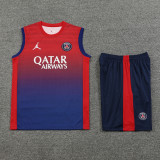 24-25 PSG Red Tank top and shorts suit