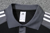 25-26 Man Utd Black Polo Tracksuit