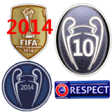 2014-2015 RMA Home Player Version 长袖球员 Long Sleeve Retro Soccer Jersey