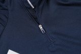 2024 AD Navy blue Half Pull Tracksuit (半拉链)