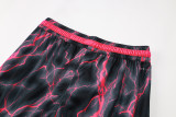C2440 Jordan Grey Red Casual Short Pants