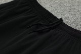 24-25 PSG Black Half Pull Tracksuit (半拉链)(粉色领)