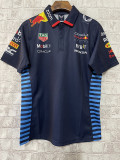 2024 F1 Red Bull Royal Blue Polo Racing Suit(有领)
