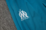 24-25 Marseille White Half Pull Tracksuit (半拉链)