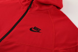 2024 NK Red Hoodie Jacket Tracksuit #NM07(红色)