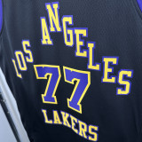 23-24 LAKERS DONCIC #77 Black City Edition Top Quality Hot Pressing NBA Jersey