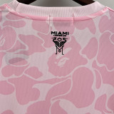 23-24 Inter Miami Pink Joint Edition Fans Soccer Jersey (左袖带图案) 猿