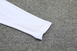 24-25 PSG White Half Pull Tracksuit (半拉链)(粉色领)