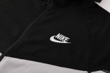 2024 NK Black gray Hoodie Jacket Tracksuit #NM08(黑灰色)