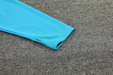 24-25 Marseille Light blue Half Pull Tracksuit (半拉链)(新标)
