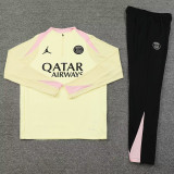 24-25 PSG Beige Half Pull Tracksuit (半拉链)