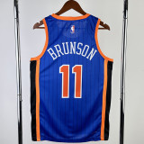 23-24 KNICKS BRUNSON #11 Blue City Edition Top Quality Hot Pressing NBA Jersey