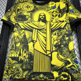 24-25 Brazil Yellow Special Edition Fans Soccer Jersey *耶稣黄色