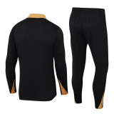 24-25 PSG Black Half Pull Tracksuit (半拉链)