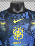 24-25 Brazil Blue Special Edition Player Version Soccer Jersey