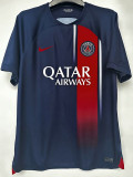 23-24 PSG Home O.DEMBELE #10 Print Chinese Dragon Font Fans Soccer Jersey