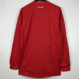2011-2012 RMA Away Red Long Sleeve Retro Soccer Jersey (长袖)