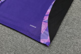 24-25 Germany Purple Black Tank top and shorts suit