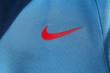 24-25 Club America Blue Jacket Tracksuit #01