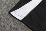 2024 AD Black Kids Half Pull Tracksuit (童装)(半拉链)