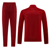 24-25 Roma Red blue Jacket Tracksuit #02