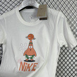 T128 White High Quality Casual T-Shirt *派大星