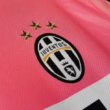 2015-2016 JUV Away Pink Retro Long Sleeve Soccer Jersey (长袖)