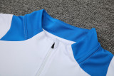 24-25 Italy White Kids Half Pull Tracksuit (童装)(半拉链)