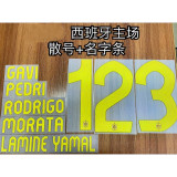 24-25 Spain Home Long Sleeve Player Version Soccer Jersey (长袖球员)