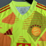 24-25 Bayern Fluorescent Yellow Goalkeeper Soccer Jersey