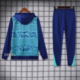 24-25 Brazil Blue Hoodie Tracksuit (卫衣套装)