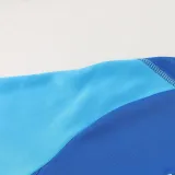 2024 AD Fancy Blue Kids Half Pull Tracksuit #AB05 (童装) (半拉链)
