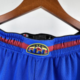 22-23 Nuggets Blue Edition Top Quality NBA Pants (Trapeze Edition) 飞人版