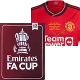 23-24 Man Utd Home FA CUP FINAL2024 Fans Soccer Jersey