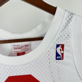 2003-04 76ERS IVERSON #3 White Red Retro Top Quality Hot Pressing NBA Jersey
