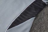 2025 AD Grey Half Pull Tracksuit (半拉链)