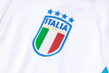 24-25 Italy White Half Pull Tracksuit (半拉链)