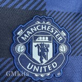 2013-2014 Man Utd Away Long Sleeve Retro Soccer Jersey (长袖)