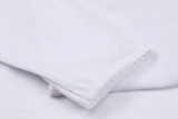 2024 AD White Kids Half Pull Tracksuit (童装)(半拉链)