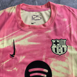 24-25 BAR Pink Yellow Special Edition Fans Training Shirts
