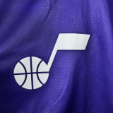 23-24 JAZZ Purple City Edition Top Quality NBA Pants