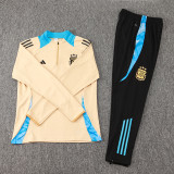 24-25 Argentina Earthy Yellow Half Pull Tracksuit (半拉链)
